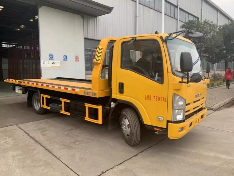 五十鈴(黃牌)一拖二清障車