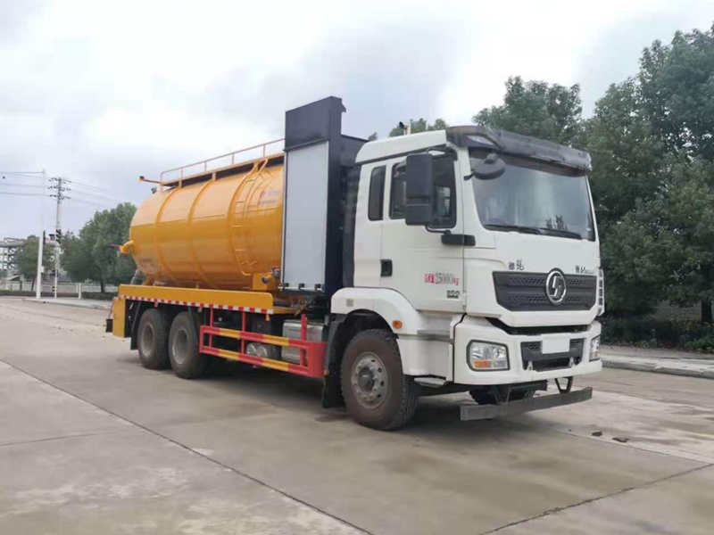 陜汽德龍清洗吸污車