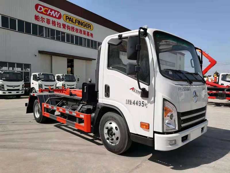 大運勾臂式垃圾車（藍牌）